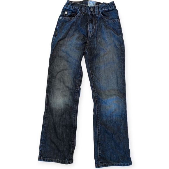 PLACE Dark Wash Denim Bootcut SLIM Jeans 7 - Picture 1 of 5